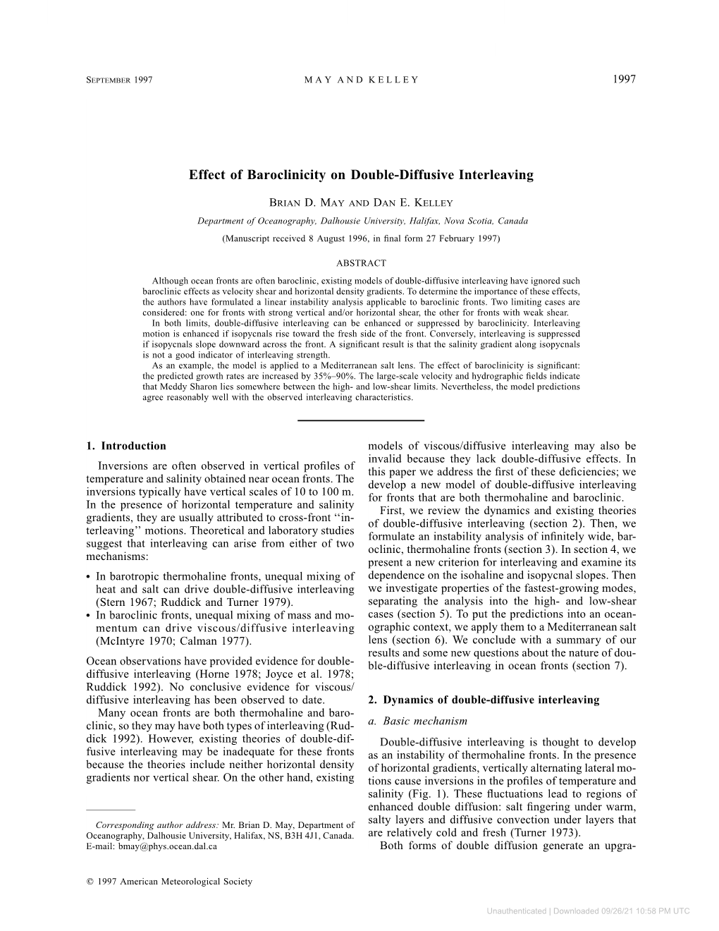 Effect of Baroclinicity on Double-Diffusive Interleaving