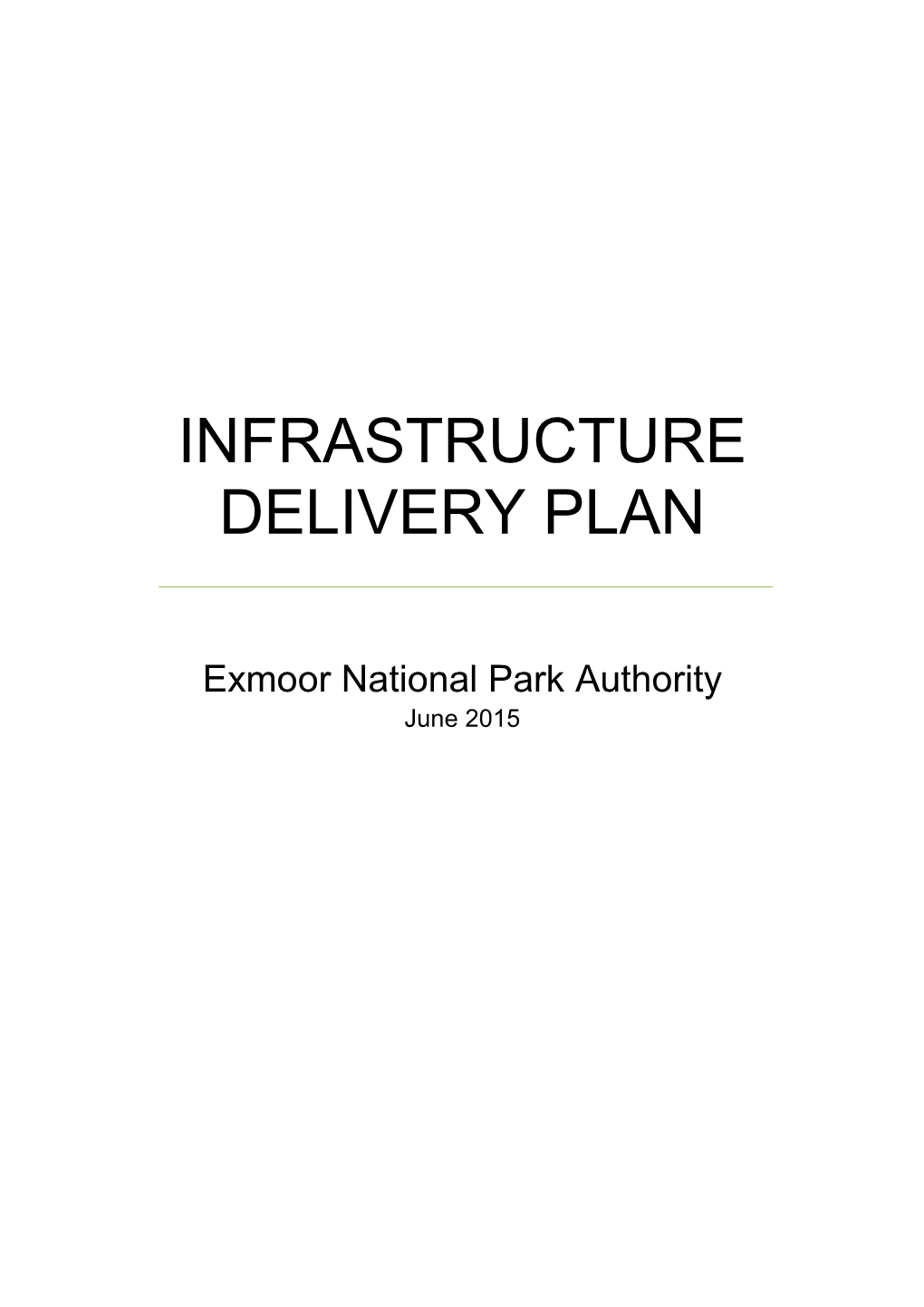 Infrastructure Delivery Plan