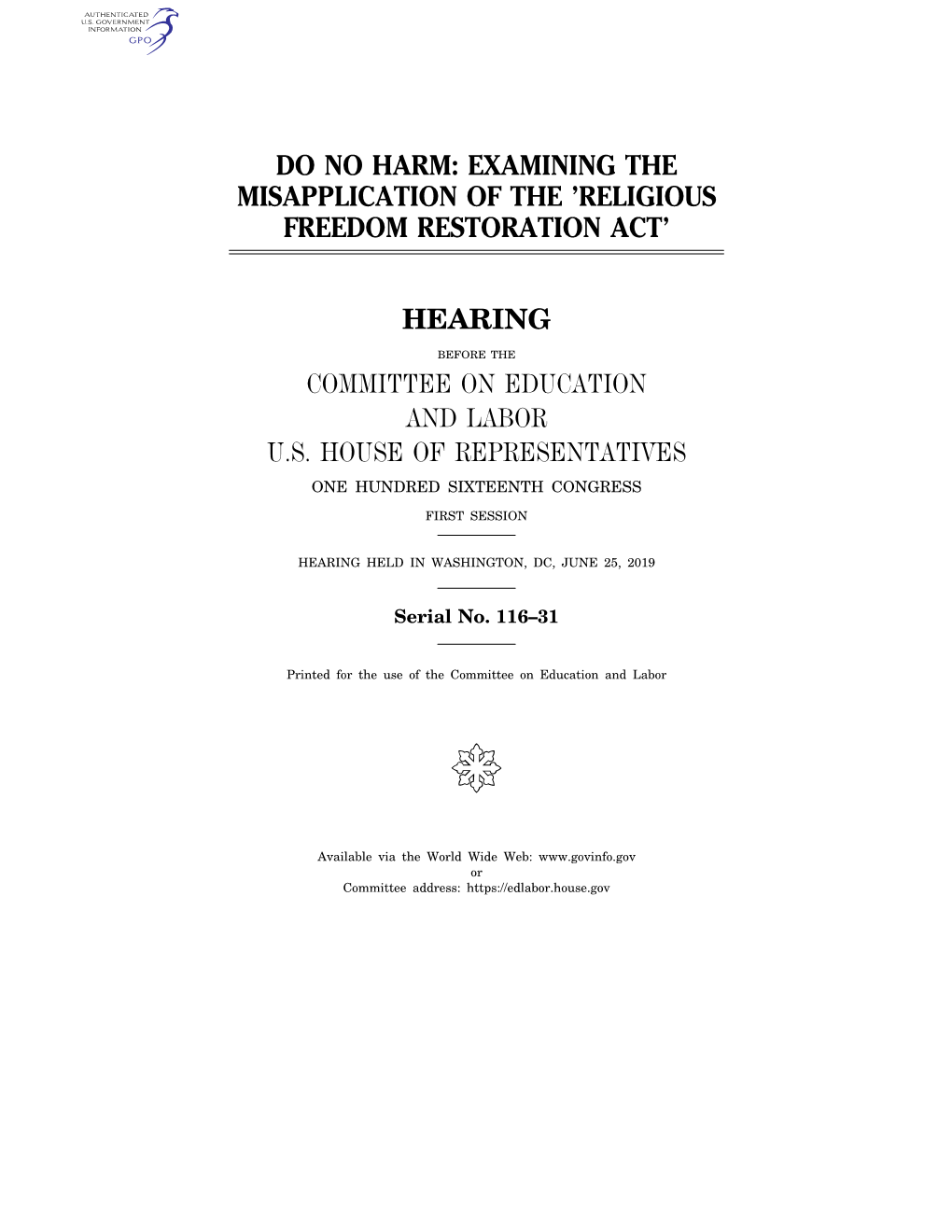 Examining the Misapplication of the 'Religious Freedom Restoration Act'