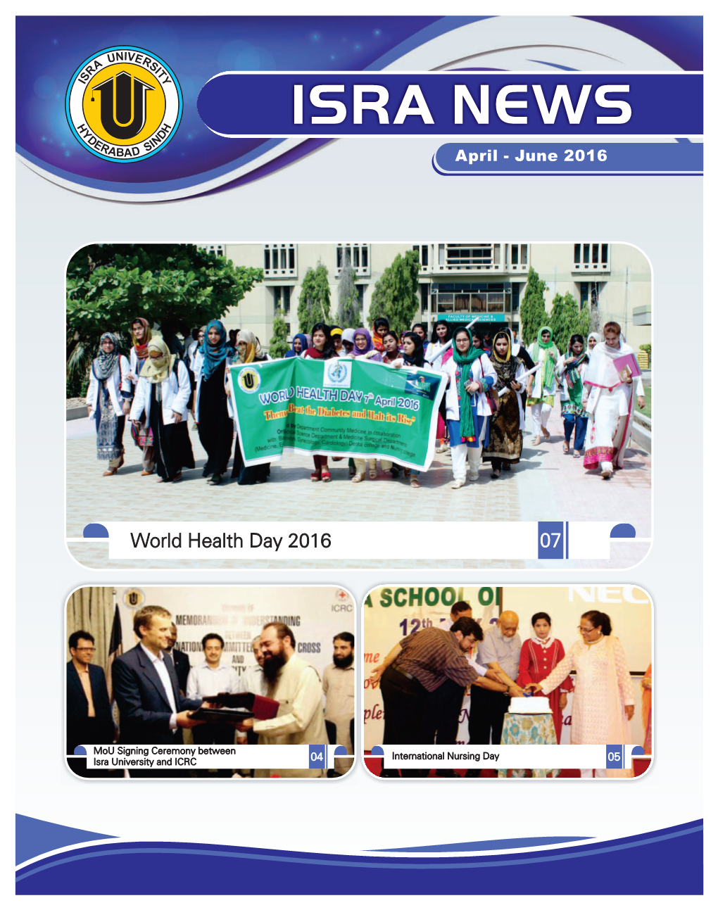 Isra News April to June 2016