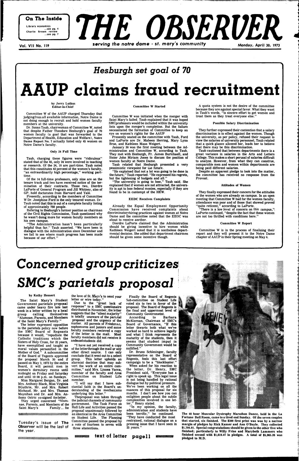 AAUP Claims Fraud Recruitment