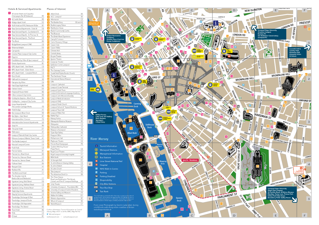 Liverpool City Centre A1 15 Central Library D1 49 13 48 Knowsley Safari