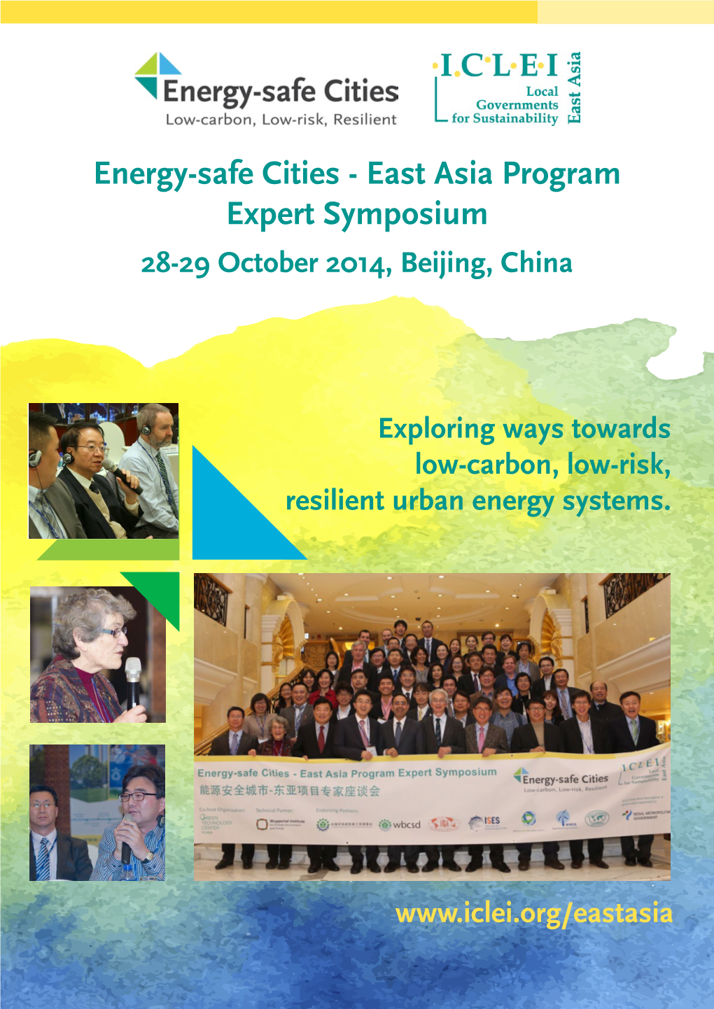 Energy-Safe Cities - East Asia Program Expert Symposium 28-29 October 2014, Beijing, China