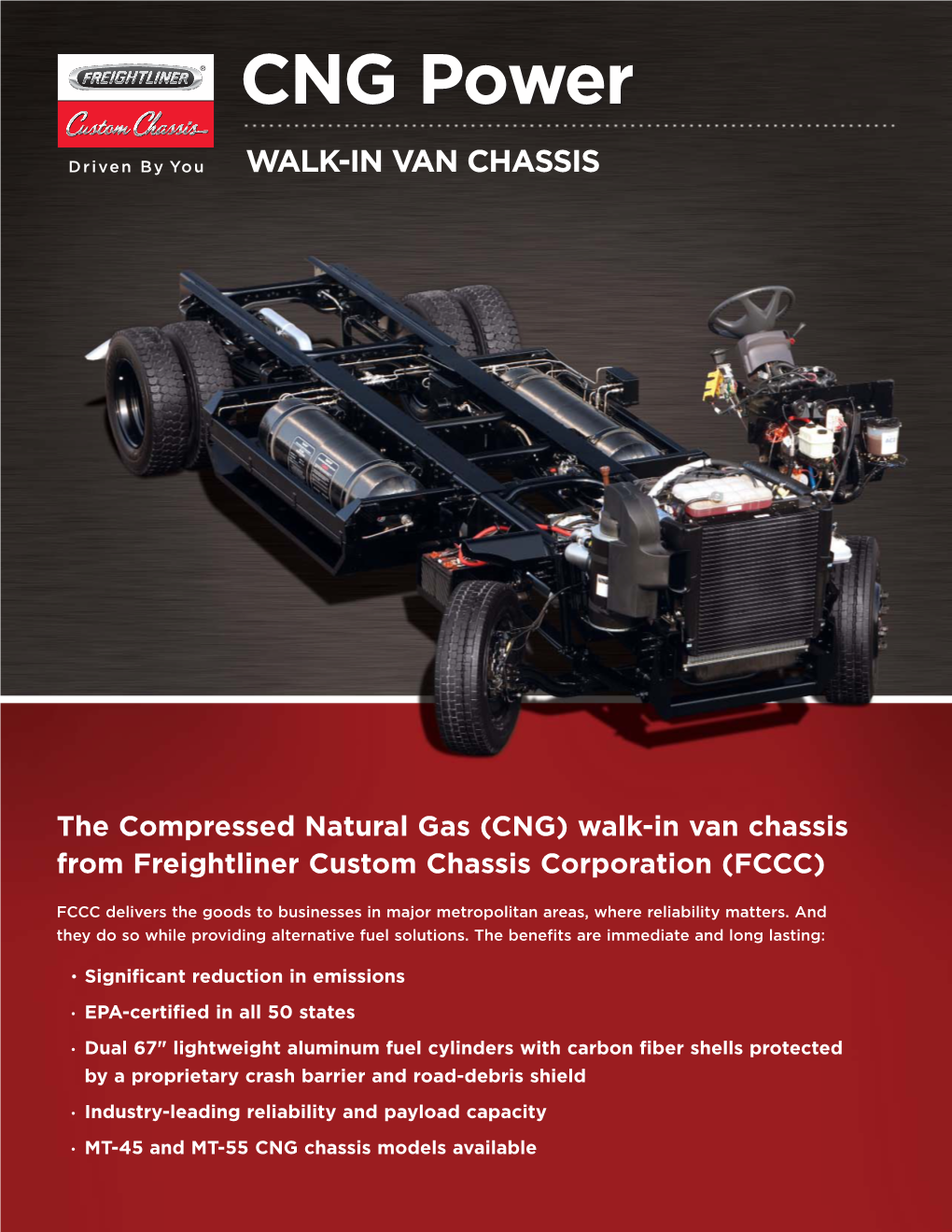 CNG Powerpower WALK-IN VAN CHASSIS