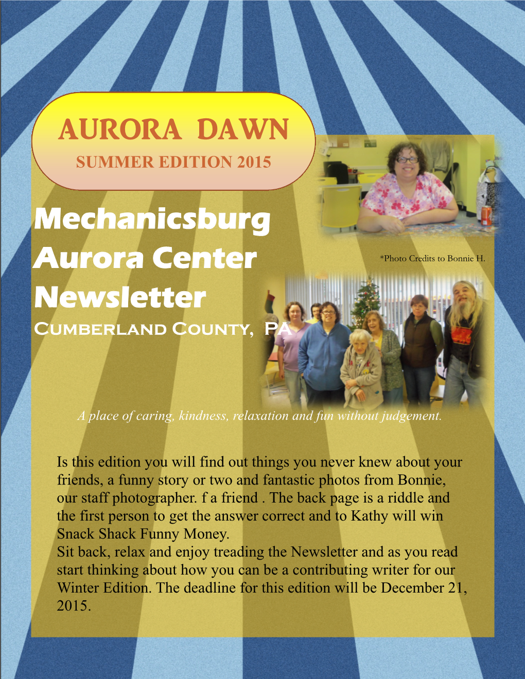 Mechanicsburg Newsletter Summer 2015