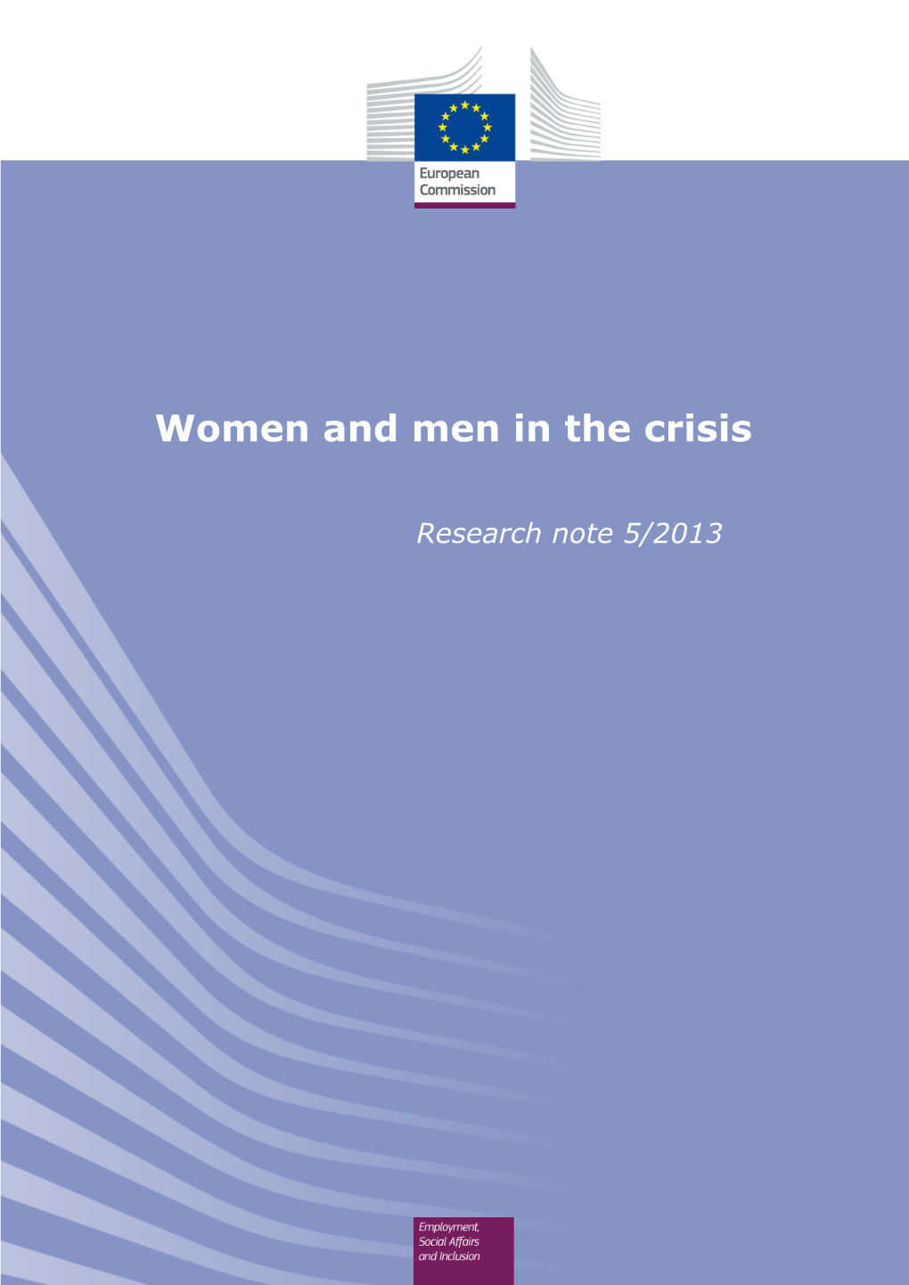 Women and Men in the Crisis