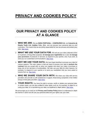 Privacy and Cookies Policy