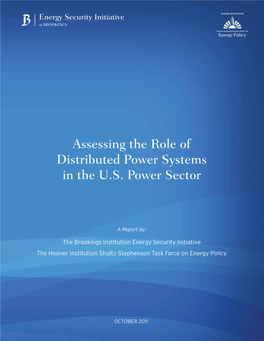 Assessing the Role of Distributed Power Systems in the U.S. Power Sector