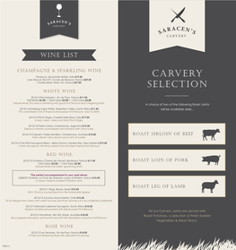 Carvery Selection