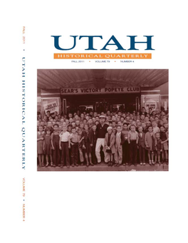 Utah Historical Quarterly, Volume 79, Fall 2001, Number 4