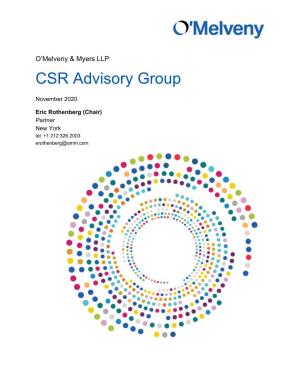 CSR Advisory Group