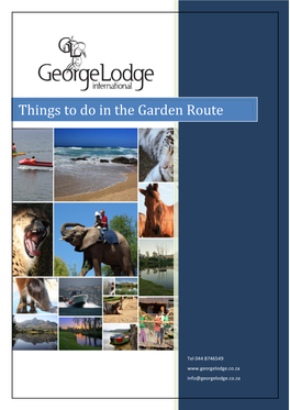 Things to Do in the Garden Route
