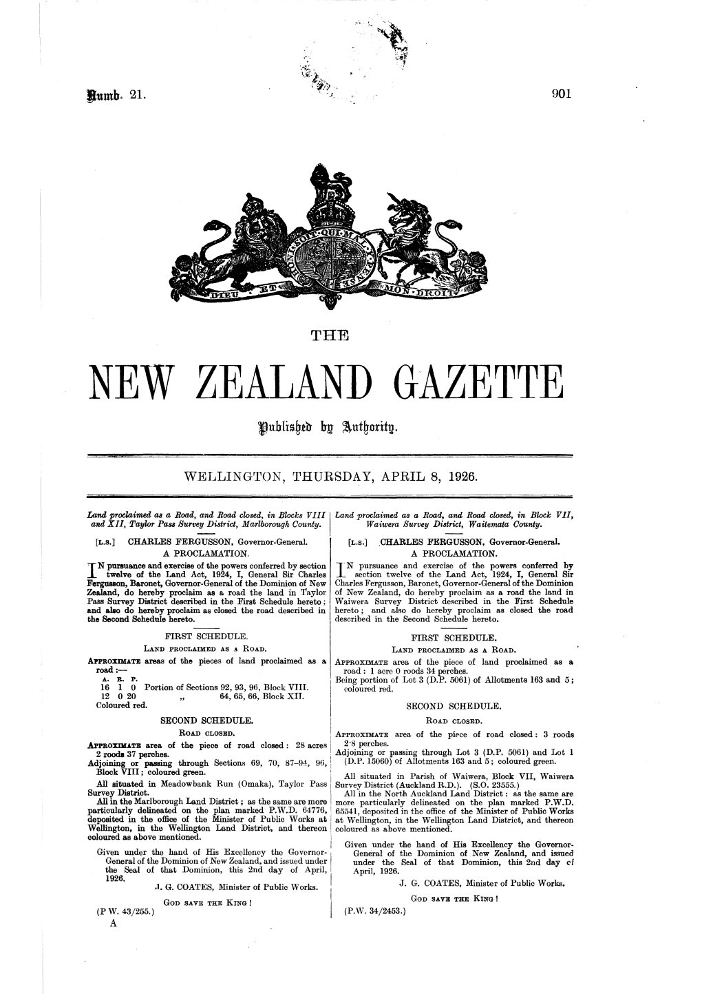 New Zealand Gazette