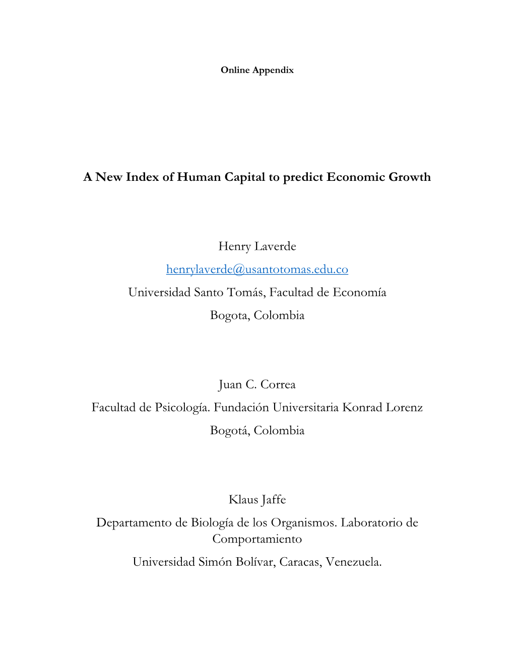 A New Index of Human Capital to Predict Economic Growth