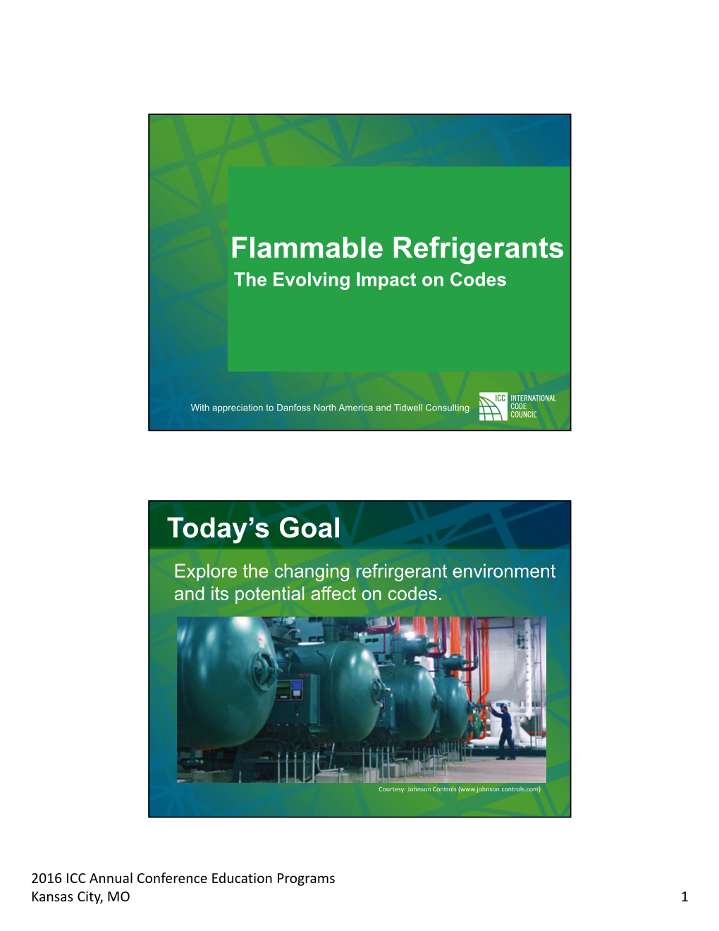 Flammable Refrigerants the Evolving Impact on Codes