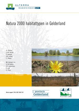 Natura 2000 Habitattypen in Gelderland