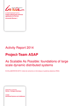 Project-Team ASAP