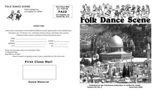 June/July 2009 Folk Dance Scene Committee Club Directory