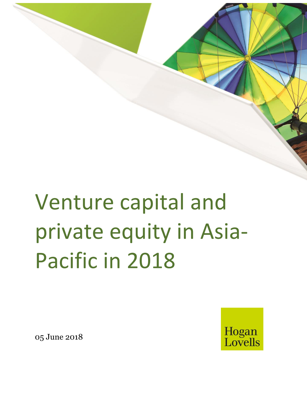 Venture Capital and Private Equity in Asia- Pacific in 2018