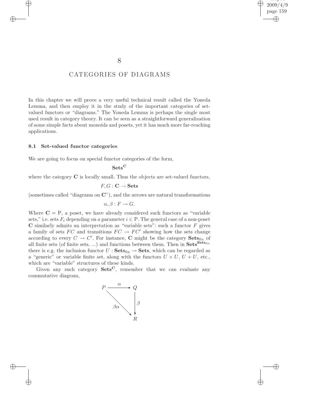 Categories of Diagrams