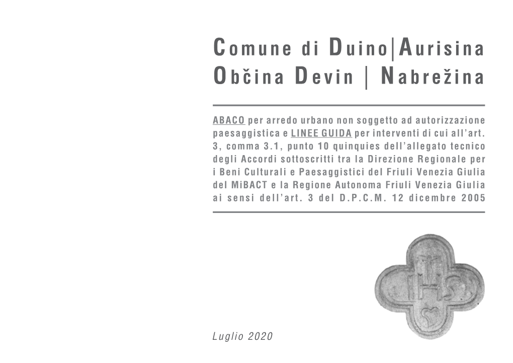 Ž Comune Di Duino|Aurisina Obcina Devin | Nabrežina