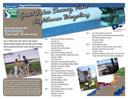 Lighthouse Bicycling Great Lakes Seaway Trail