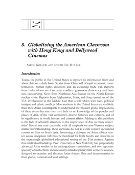 8. Globalizing the American Classroom with Hong Kong and Bollywood Cinemas