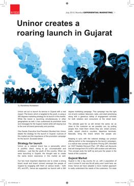 Uninor Creates a Roaring Launch in Gujarat