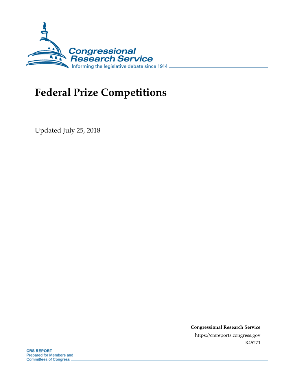 Federal Prize Competitions