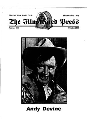 Andy Devine the Illustrated Cf>Ress