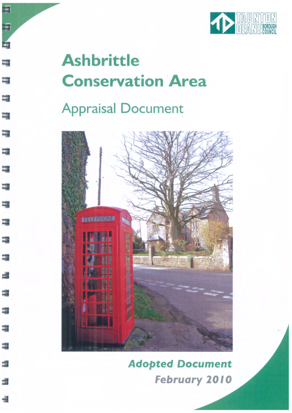 Ashbrittle Conservation Area Appraisal