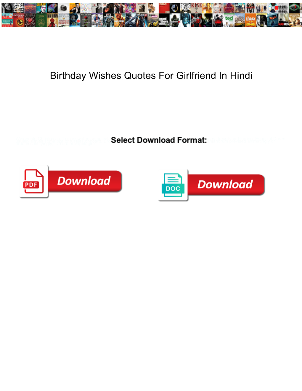 Birthday Wishes Quotes for Girlfriend in Hindi