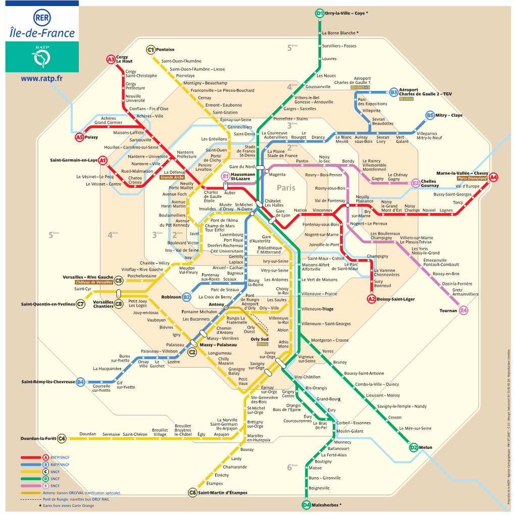 Plan Du RER (PDF)