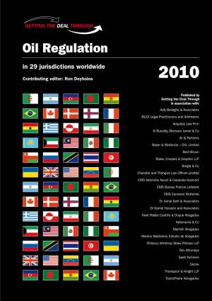 Oil Regulation