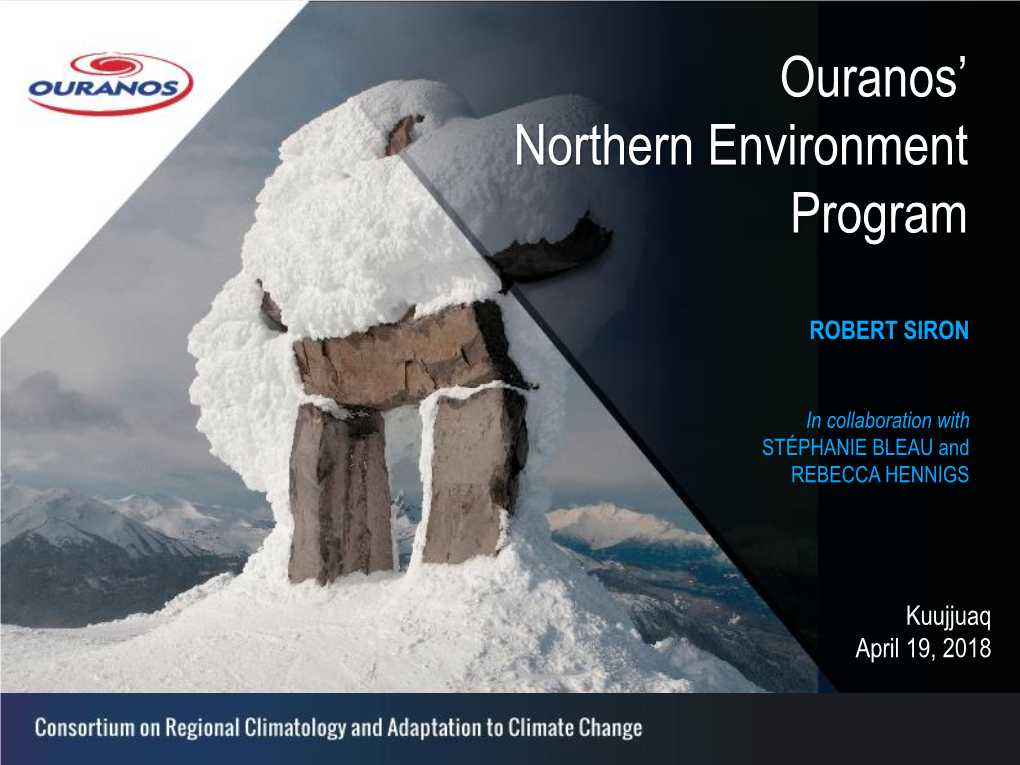 Adaptation Policy and Practice in Nunavik (J