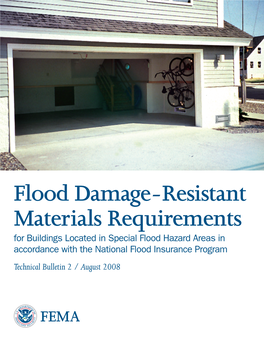 Technical Bulletin 2 – Flood Damage-Resistant Materials Requirements