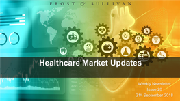 Healthcare Market Updates