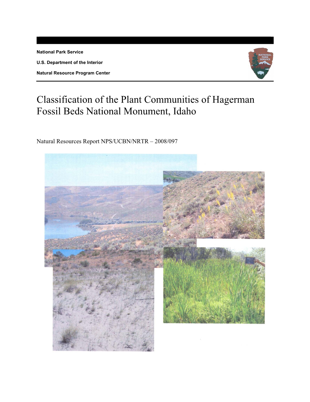 Classification of the Plant Communities of Hagerman Fossil Beds National Monument, Idaho