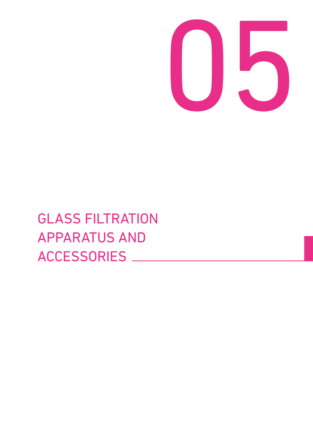 Glass Filtration Apparatus and Accessories Glass Filtration Apparatus and Accessories