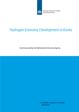 Hydrogen Economy Development in Korea