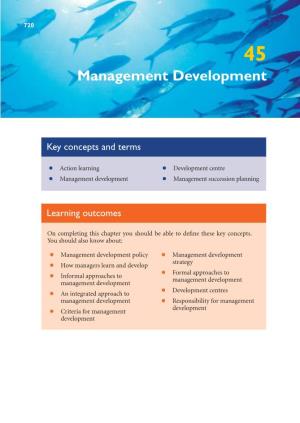 45 Management Development