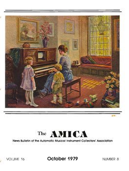 Theamica News Bulletin of the Automatic Musical Instrument Collectors' Association