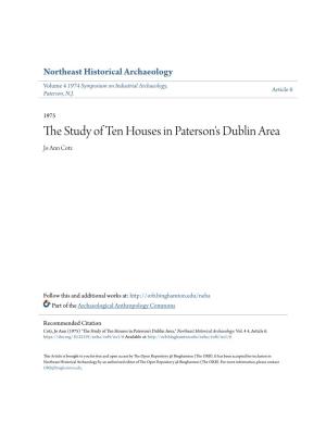 The Study of Ten Houses in Paterson's Dublin Area