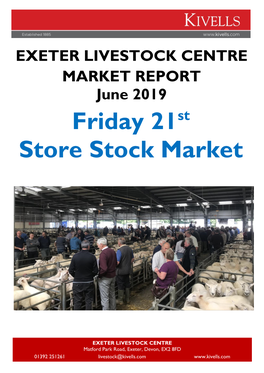 Friday 21St Store Stock Market