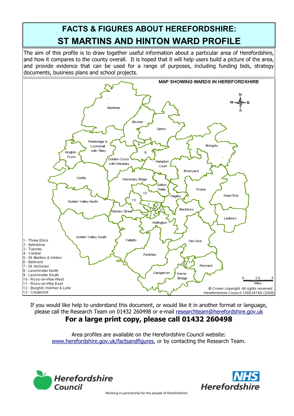 St Martins & Hinton Ward Profile