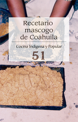 Recetario Mascogo De Coahuila
