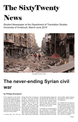 The Never-Ending Syrian Civil