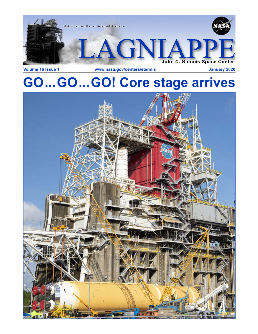 Core Stage Arrives Page 2 LAGNIAPPE January 2020