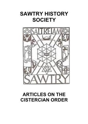 SHS Articles on the Cistercian Order.Pdf