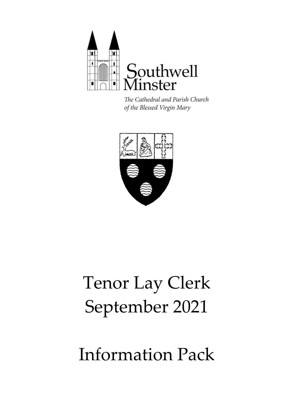 Tenor Lay Clerk September 2021 Information Pack